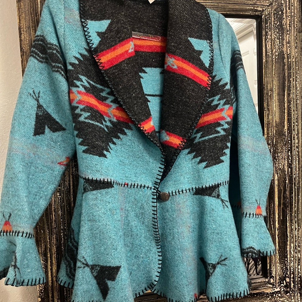 Vintage Rhonda‎ Stark beautiful sweater/jacket
